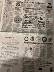 SABAH EKONOMİ GAZETESİ DOĞUM GÜNÜ HEDİYESİ - 2 TEMMUZ 1992 -Borsa-Döviz-Endeks-Gösterge sabah ekonomi sizi her konuda bilgilendirir-puan durumu-yükselenler-düşenler-borsa faresi-yatırımcının borsa günlüğü-Senem Erdil-Brooker gözüyle-cebinizdeki paranın seyir defteri-bankalarda uygulanan faiz oranları-günlük fon-fonlar-şirketlerden-en çok kazandıran hisse senetleri-en çok kaybettiren hisse senetleri-Dünya ekonomi basını-Ercan İnan-Basri Demirtaş-Aydın Demirel-Osman Ulagay-Gündüz Kılıç-Bayram Başaran-Ali Korkut-Meral Tamer-Reha Erus-Oto alarmı piyasasında panik-Maliye’nin gücü garibe yetiyor-627 milyon liralık rezalet-Karun gibi sendikalar-Otomatik para çekme makinalarına sakın ayran kola dökmeyin-Repo vurgununa dur denmeli-Karadeniz Ekonomik İşbirliği Bölgesi-Macaristan BMW’sini bir Türk kurtaracak-Düğmeciler ilk kez milli oldu-Kim kime ne kadar borçlu-Devlet de vatandaş da bu borcu zor bitirir-Kulüplere şirketleşmeden kırmızı kart-Anahtarlıklar nerede-İthal Sony’nin yedek parçası zor b