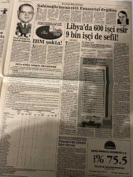 SABAH EKONOMİ GAZETESİ DOĞUM GÜNÜ HEDİYESİ - 26 HAZİRAN 1992 -Borsa-Döviz-Endeks-Gösterge sabah ekonomi sizi her konuda bilgilendirir-puan durumu-yükselenler-düşenler-borsa faresi-yatırımcının borsa günlüğü-Senem Erdil-Brooker gözüyle-cebinizdeki paranın seyir defteri-bankalarda uygulanan faiz oranları-günlük fon-fonlar-şirketlerden-en çok kazandıran hisse senetleri-en çok kaybettiren hisse senetleri-Dünya ekonomi basını-Coşkun Ulusoy-Nuri Kaftan-Nedim Özkan-Bilâl Çetin-Bayram Başaran-M. Tandoğan-Meral Tamer-Rahmi Koç-Betül Demirtaş-Nedim Özkan-Şefik Kalkan-Şefik Kaftan-Demirel affeder bu “Baba” affetmez-Hazine döviz doldu-TÜSİAD Ecevit’e yaptığını şimdi de yapmayı düşünüyor-Kura ile otomobil macerasına Türkiye Gazetesi de girdi-Mudo kurgun: Reklamı boyu kurtarmamış-Tempra motorlu Doğan yok satıyor-İcra tehdidi SSK’yı korkuttu-Şahinoğlu isyan etti: Emanetçi değilim-IBM şokta!-Libya’da 600 işçi esir 9 bin işçi de sefil!-TÜSİAD’ı bırak Saracoğlu’na bak-İktidara yaranamıyor-Çevreci Rahmi