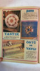 SAMANYOLU ELBİSE PATRON İLAVELİ MECMUA DERGİ - AĞUSTOS 1977 - SAYI:47  ERDOĞAN EGELİ  200 ÇEŞİT ELİŞİ MODELİ PATRONUYLA - YAZLIK BLUZ - BEYAZ KAZAK - BOL KAZAK MUTFAK İÇİN - MERSERİZE MAYO - ETAMİN HALI - PANO - YASTIK - ÖRTÜ VE YAYGI - YAZLIK BOL ELBİSELER - 36 SAYFA