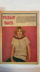 SAMANYOLU ELBİSE PATRON İLAVELİ MECMUA DERGİ - AĞUSTOS 1977 - SAYI:47  ERDOĞAN EGELİ  200 ÇEŞİT ELİŞİ MODELİ PATRONUYLA - YAZLIK BLUZ - BEYAZ KAZAK - BOL KAZAK MUTFAK İÇİN - MERSERİZE MAYO - ETAMİN HALI - PANO - YASTIK - ÖRTÜ VE YAYGI - YAZLIK BOL ELBİSELER - 36 SAYFA