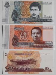 Kamboçya ülkesi yabancı kağıt paraları