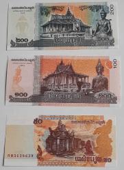 Kamboçya ülkesi yabancı kağıt paraları