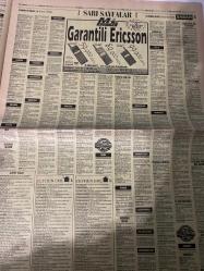 SABAH SARI SAYFALAR DOĞUM GÜNÜ GAZETESİ - 24 EKİM 1998 -sigorta-pazarlama satış-avukat-bilgisayar-nöbetçi eczaneler-dershaneler-iletişim-emlakçılar-bahçelievler-halkalı-güngören-fındıkzade-florya-fatih-eyüp-gümüşsuyu-kemerburgaz-kasımpaşa-küçükçekmece-levent-sarıyer-kurtuluş-koca Mustafa paşa-gaziosmanpaşa-beşiktaş-beyoğlu-etkiler-avcılar-yeni köyü-tarabya-şişlik-rumeli hisar-sarıyer-realty world-ümraniye-maltepe-kadıköy-kiralık arayanlar-satılık iş yeri-kemer-yakacık-Newlıne language schools-ML mobılıne-ceyhun emlak-Hit Aş-ercan giyim-akkanat aş-İstanbul telekom-Levent otomotiv-
