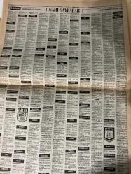 SABAH SARI SAYFALAR DOĞUM GÜNÜ GAZETESİ - 24 EKİM 1998 -sigorta-pazarlama satış-avukat-bilgisayar-nöbetçi eczaneler-dershaneler-iletişim-emlakçılar-bahçelievler-halkalı-güngören-fındıkzade-florya-fatih-eyüp-gümüşsuyu-kemerburgaz-kasımpaşa-küçükçekmece-levent-sarıyer-kurtuluş-koca Mustafa paşa-gaziosmanpaşa-beşiktaş-beyoğlu-etkiler-avcılar-yeni köyü-tarabya-şişlik-rumeli hisar-sarıyer-realty world-ümraniye-maltepe-kadıköy-kiralık arayanlar-satılık iş yeri-kemer-yakacık-Newlıne language schools-ML mobılıne-ceyhun emlak-Hit Aş-ercan giyim-akkanat aş-İstanbul telekom-Levent otomotiv-