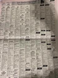 SABAH SARI SAYFALAR DOĞUM GÜNÜ GAZETESİ - 25 OCAK 1993 -Erşan - Stil Show - Zeki Mayo - Besan - Uğur Tekstil Ltd. Şti. - Meg Ajans - Adana Seyahat - Cem Ticaret - Empiriyev - Efaş Konfeksiyon-sigorta-pazarlama satış-avukat-bilgisayar-nöbetçi eczaneler-dershaneler-iletişim-emlakçılar-bahçelievler-halkalı-güngören-fındıkzade-florya-fatih-eyüp-gümüşsuyu-kemerburgaz-kasımpaşa-küçükçekmece-levent-sarıyer-kurtuluş-koca Mustafa paşa-gaziosmanpaşa-beşiktaş-beyoğlu-etkiler-avcılar-yeni köyü-tarabya-şişlik-rumeli hisar-sarıyer-realty world-ümraniye-maltepe-kadıköy-kiralık arayanlar-satılık iş yeri-kemer-yakacık-