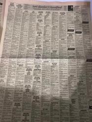 SABAH SARI SAYFALAR DOĞUM GÜNÜ GAZETESİ - 25 OCAK 1993 -Erşan - Stil Show - Zeki Mayo - Besan - Uğur Tekstil Ltd. Şti. - Meg Ajans - Adana Seyahat - Cem Ticaret - Empiriyev - Efaş Konfeksiyon-sigorta-pazarlama satış-avukat-bilgisayar-nöbetçi eczaneler-dershaneler-iletişim-emlakçılar-bahçelievler-halkalı-güngören-fındıkzade-florya-fatih-eyüp-gümüşsuyu-kemerburgaz-kasımpaşa-küçükçekmece-levent-sarıyer-kurtuluş-koca Mustafa paşa-gaziosmanpaşa-beşiktaş-beyoğlu-etkiler-avcılar-yeni köyü-tarabya-şişlik-rumeli hisar-sarıyer-realty world-ümraniye-maltepe-kadıköy-kiralık arayanlar-satılık iş yeri-kemer-yakacık-