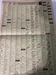 SABAH SARI SAYFALAR DOĞUM GÜNÜ GAZETESİ - 25 OCAK 1993 -Erşan - Stil Show - Zeki Mayo - Besan - Uğur Tekstil Ltd. Şti. - Meg Ajans - Adana Seyahat - Cem Ticaret - Empiriyev - Efaş Konfeksiyon-sigorta-pazarlama satış-avukat-bilgisayar-nöbetçi eczaneler-dershaneler-iletişim-emlakçılar-bahçelievler-halkalı-güngören-fındıkzade-florya-fatih-eyüp-gümüşsuyu-kemerburgaz-kasımpaşa-küçükçekmece-levent-sarıyer-kurtuluş-koca Mustafa paşa-gaziosmanpaşa-beşiktaş-beyoğlu-etkiler-avcılar-yeni köyü-tarabya-şişlik-rumeli hisar-sarıyer-realty world-ümraniye-maltepe-kadıköy-kiralık arayanlar-satılık iş yeri-kemer-yakacık-