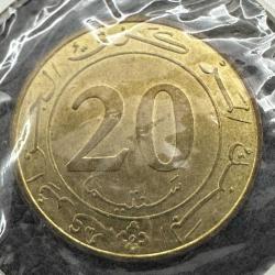 Cezayir 20 Centim, 1987 FAO. Çil. Kapamasında.