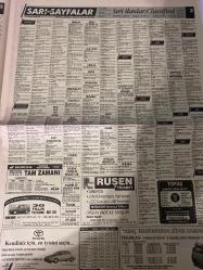 SABAH SARI SAYFALAR DOĞUM GÜNÜ GAZETESİ - 21 TEMMUZ 1992 - Swiss Sheraton - Bando Teks Sanayi Ticaret Limited Şirketi - Ultas - Gülden Modist - Deren Ambalaj - Relax Jeans - Özü Konfeksiyon - Modaevine - Sel Triko - Sönmez Triko - Sural Tekstil - Yura Deri - Ersan - Maya Tekstil - Mesa - Festiva Ford - Deniz Otomotiv Tic. Ltd. Şti. - Karen Otomotiv A.Ş. - Asku Açık Oto Pazarı - Alsat Otomotiv - Ruşen Ticaret - Tofaş - Bodroğlu - Honda - Yavuz Oto - Toyota - Dumankaya Otomotiv San. ve Tic. A.Ş. - Trans İnşaat - İmpexbank - Cenk Demir Çelik San. ve Tic. A.Ş. - Sınırtaş - Elmakent - Motorola - Yaman Araçlarıyla - Fax Karel Cafax - Profilo Carry Phone - Simge - Eseren Ahşap Dekorasyon - Demirdöküm - Sabah Sarı Sayfalar - Adela Ayakkabı - Tutkunlar Çelik Kapı -sigorta-pazarlama satış-avukat-bilgisayar-nöbetçi eczaneler-dershaneler-iletişim-emlakçılar-bahçelievler-halkalı-güngören-fındıkzade-florya-fatih-eyüp-gümüşsuyu-kemerburgaz-kasımpaşa-küçükçekmece-levent-sarıyer-kurtuluş-koca Mustafa p