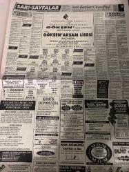 SABAH SARI SAYFALAR DOĞUM GÜNÜ GAZETESİ - 19 EYLÜL 1992 -NEI Network - Komplas - Medya Market - Aktaş Tekstil Sanayi ve Ticaret - Erenko A.Ş. - Beyteks A.Ş. - Ercan Giyim Sanayi - Vakıf Genel Sekreteri - Telesigorta - Simfer Ltd. Şti. - Hilal Mefruşat - Erek Perde - Binkanat Cam Mobilya - Yataş - Zeynep Puffy Center - Deri ve Napa - Behramkale Assos Hotel Behram - Saray Mobilya - Özel Şahin Bilgi Eğitim Merkezi - Göksen Akşam Lisesi - Göksen Ön Lisans Kursları - Özel Aysel Sürücü Kursu - Akademi Stilistlik - İlke Emlak Ofisi - Bilimer Dershanesi - Akyüz Emlaktan - Kozanoğlu İnşaat Emlak-sigorta-pazarlama satış-avukat-bilgisayar-nöbetçi eczaneler-dershaneler-iletişim-emlakçılar-bahçelievler-halkalı-güngören-fındıkzade-florya-fatih-eyüp-gümüşsuyu-kemerburgaz-kasımpaşa-küçükçekmece-levent-sarıyer-kurtuluş-koca Mustafa paşa-gaziosmanpaşa-beşiktaş-beyoğlu-etkiler-avcılar-yeni köyü-tarabya-şişlik-rumeli hisar-sarıyer-realty world-ümraniye-maltepe-kadıköy-kiralık arayanlar-satılık iş yeri-kem