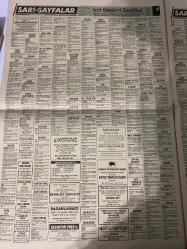 SABAH SARI SAYFALAR DOĞUM GÜNÜ GAZETESİ - 22 EYLÜL 1992 -Vakıf Genel Sekreteri - Gökteks Tekstile - Er-Na Tekstil - Gürteks - Hakan Konfeksiyon - Hazal Giyim - MC Bilgisayar - Mantoda - Minsa Aluminyum - MD Tekstil Ltd. - Doğanlar - Zümrüt Giyim Sanayi A.Ş. - Modello Deri Giyim - Bison Yapıştırıcıları - Rink Tekstil San. ve Tic. Ltd. Şti. - Akteks - Neta Uydu Sistemleri - Çukurova Jeneratör - Silifke Ticaret - Capa Dersanesi - Tutkunlar Çelik Kapı - Solon Bilgisayar Yazılım - Özel Şahin Bilgi Eğitim Merkezi - Şirindus - Kok Kömürü Amerikan ve Rus - Ekin İletişim Hizmetleri - Destan Optik - Dakis Optik - Ayşa Optik - Seçkin Optik - Lider Optik - Odak Optik - Class Optik - Ozan Optik - Kadilen - Venüs Optik - Kent Bilgisayar Kursları - Simge - Sirio 777 Oto Alarm Sistemleri - Nebati Otomotiv - Peugeot - Ercan Otomotiv - Hyundai Ziyaoto - Akhan - sigorta-pazarlama satış-avukat-bilgisayar-nöbetçi eczaneler-dershaneler-iletişim-emlakçılar-bahçelievler-halkalı-güngören-fındıkzade-florya-fati