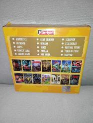 Trend Micro Hürriyet 15 adet Pc oyun seti. Kutusunda Diskler 10 üzerinden 9.9 tertemiz koleksiyonluk. Airport Cs, Alchemia, Chess, Family Farm, Future Wars, Gear Grinder, indiana, Kings, Parkan, Pet Racer, Scorpion, Stalingrad, Revenge Titans, Tomb of zojir, Trapped dead