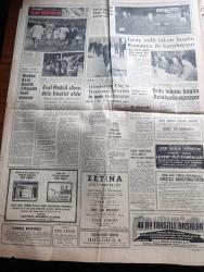 Hürriyet Gazetesi - 14 Nisan 1962 - İsmet İnönü huzur kapımızın önündedir asıl meselemiz ekonomik ilerleme dedi - ünlü rejisör Elia Kazan Ankara'ya geldi - Başbakan İsmet İnönü mahkum aileleri ile görüştü fotoğraf - Ragıp Gümüşpala ihraç kararlarını geri aldı - işçiler protesto toplantısı yaptı - Atina'da kanlı nümayiş 20 polis 25 talebe yaralandı - General Jouhaud idam cezasına mahkum edildi - burç falı - Abdülmecit'e ait çifte 5 bin liraya satıldı - Yul Brynner Atatürk köşkünü ziyaret etti - Suriye'de Nazım El Kudsi cumhurbaşkanı oldu - yeni bir aletle çocuğun cinsiyeti doğumdan önce belli oluyor - Real Madrid altıncı defa finalist oldu - Real Madrid Benfica finali fotoğraf - Fenerbahçe Karşıyaka maçı - Can Bartu'nun italya'daki itibarı Peşte'den sonra çok arttı - Ordu takımı Bugün Antalya'da oynuyor - kör bir köpek âmâ adama tam üç sene rehberlik etti - Burgiba ve yeni karısı fotoğraf - Avusturyalı 69 Profesör Dün İstanbul'a geldi - Fatoş karikatür - güngörmüşler karikatür