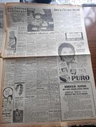 Milliyet Gazetesi - 20 Temmuz 1958 - İngilizler libya'ya çıktı - Kruşçev batılı liderlerle Nehru Ve Birleşmiş Milletler sekreteri derhal Konferansı çağırdı - Irak Kralı Faysala ait Aliye yatı Bebek koyunda fotoğraf - Kıbrıs'ta 5 Türk genci öldürüldü - Lefkoşe'de Tahtakale semtinde Ferruh Canbaz şimdi Türk gencinin EOKA tarafından vurulmasını Türk kadınları sokağa çıkma yasağına rağmen protesto etti fotoğraf - Irak Pakt'tan çekilmiyor - Nasır'ın bir kuryesi Dün İstanbul'dan geçti fotoğraf - Amerika Bağdat Paktı üyelerinden Irak'a karşı ihtiyatsız harekette bulunmamalarını istedi - Kral Faysal'ın mallarına el konuldu - İstanbul Ankara Radyosu Programı - cemiyet haberleri yazan Leyla Umar - bel kemiği ve demokrasi yazan Peyami Safa - İsmet İnönü bugün Eyüp ilçe kongresinde konuşacak - İstanbul'un yeni belediye reisi Kemal Aygün dün geldi - bir başka alem yazan Refik Cevat Ulunay - pazarlık köşesi yazan Halit Kıvanç - Gündüz kılıç gözü ile Anadolu'da Spor  - Kınalı Burgaz Maçı