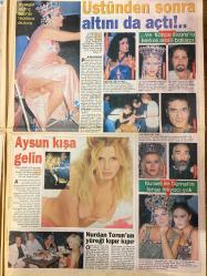 HAFTASONU GAZETESİ DOĞUM GÜNÜ HEDİYESİ - 18 AĞUSTOS 1999 - TAM TAKIM 20 SAYFADIR -Nilüfer Kurt-Yüksel Şengül-Salih Keçeci-Uğur Güneri-Mustafa Doğan-Hakan Ural-Sibel Can-Özlem Uçar-Özlem Gazkova-Yeşim Salkım-Ajda Pekkan-Turhan Yükseler-Ali Eyüboğlu-Ayşegül Aldinç-Teodora-Alifi Sarıoğlu-Mehmet Ali Erbil-Aysun Kayacı-Emre Altuğ-Nurdan Torun-Cem Özer-Nurseli İdiz-Demet Akbağ-Kenan Doğulu-Buket Sayar-İzel-Rumeli Hisarı-Selahattin Özdemir-Eda Akkaya-Seher Dilovan-Funda Güray-Kemal Özatalay-Bülent Ersoy-Neco-Hüseyin Cevahir-Özlem Savaş-Emin Müftüoğlu-Dinçer Azaphan-Metin Şen-Sibel Turnagöl-Şenay Akay-Koral Akıllı-Mehmet Ali Yalçındağ-Deniz Özçelik-Mert Aslan-Orhan Aydın-Okan Bayülgen-Ebru Destan  Sapık kadınlar peşimde-Kenan aşkına-İzel’in önünde sapur supur-Marziye’ye ödül-Sarışınlar bitti sıra esmerde-Hakan Sibel’e rakip oluyor-Zımba gibi bir şarkıcı-Yeşim Ajda’dan daha iyi-Üstünden sonra altını da açtı-Aysun kışa gelin-Nurdan Torun’un yüreği kıpır kıpır-Nurseli ile Demet’in lense ihtiyacı
