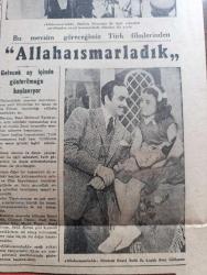 Cumhuriyet Pazar Gazetesi - 2 Eylül 1951 - İzmir dakikaları yazan Doğan Nadi - ah bu sıcaklar renkli karikatür - Türk zabıtasının yakın tarihinden meraklı yapraklar Nazif Kuş Vakası yazan Feyyaz Tokar - Hitleri öldüren haber - Çelik duvarlı sığınak önünde Hitler ve muavini fotoğraf - Abdülhamit'e dair bir müşahede - hikaye kapatma yazan ve resimleyen Zahir Güvemli - zeka sporları - boş vaktinizi hoş geçirmek için - İşin şaka tarafı - verem mikrobunu yiyen mikroptan vereme karşı ilaç yapıldı - insanları üçe ayıran bir nazariye - Bir fotoğrafçının muziplikleri fotoğraf - Greta Garbo - eğer Türkiye hasta adamsa Avrupa çoktan ölmüş demektir - Ava Gardner Frank Sinatra ile seviştiklerini artık kimseye söylemekten çekinmiyor fotoğraf - Joan Crawford'un erkeklere tavsiyesi yeni bir laf bulun fotoğraf - bu mevsim göreceğimiz Türk filmlerinden Allahaısmarladık - Allahaısmarladık filminin donanma ile ilgili sahneleri çevrilmeden evvel komutanlarla filmciler - Suavi Tedü ve Esen Görkmen fotoğraf