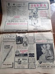 Cumhuriyet Gazetesi - 7 Haziran 1953 - Balkan müdafaa cephesi Cumhuriyet Başmakale - Başbakan Adnan Menderes Churchill ile görüştü - Dışişleri bakanımız Fuat Köprülü Bayan Jeffrey Me Dernott ile Riolto sinemasına giderken fotoğraf - denizaltı faciasına dair dünkü tatbikat - gündüz yapılan tatbikat sırasında Naboland ve Dumlupınar süvarileri fotoğraf - Ömer Dikmen ve Kenan Yıldız'ın Amerika'daki güreşleri - hür fikirleri yayma cemiyetinin yıllık Kongresi - Everest fatihlerine mükafatlar - İstanbul'un fethinin 500. Yılı şenlikleri bu akşam sona eriyor - Dolmabahçe sarayı'nda verilen garden partide mehter takımı ve bir kısım davetliler fotoğraf - pazar konuşmaları yazan Bedri Rahmi Eyüboğlu - 1953 güzellik müsabakası Nermin Gürsever fotoğraf - Cennet Yolu yazan Steinbeck Yazı Dizisi - bahar kupası atletizm müsabakaları - Mefharet Yıldırım Şükran Özer Abdullah Yüce Saime Sinan Cağaloğlu Çiftesaraylar bahçesinde - 174 bin lira kazanan yarış atı Tom Fool -  komedi tiyatrosunda orta oyunu