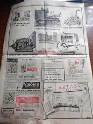 Cumhuriyet Gazetesi - 5 Aralık 1948 - açıklığa hasret yazan Nadir Nadi Başmakale - Celal Bayar babaeski'de çirkin bir tecavüze uğradı - bütçe komisyonu diyanet işleri bütçesini görüştü - tarım bakanı Cavit Oral'ın ağzından tarım siyasetini tenkit - diyanet işleri reisi Ahmet Akseki - Demokrat Parti il kurulumundan Bülent Danışman ihraç edildi - milli Türk Talebe birliğinin kuruluş yıldönümü vesilesiyle yaptığı miting Beyazıt meydanı'nda fotoğraf - 25 yıllık Galatasaray hocalarının jübilesi fotoğraf - Suriye ve Mısır'da kanlı karışıklıklar - haftanın şakaları yazan Burhan Felek - Hitler ile hesaplaşma yazan Dr. Schacht yazı dizisi - Letre İle Ayvaz yazan Falih Rıfkı Atay - Türk musiki üstadlarından Rakım El Kutlu Hoca vefat etti - Ankara'da Namık Kemal töreni - 1948-1949 Yunus Nadi mükafatı Atatürk'e Ait bir hatıra - bir yabancı filmi Taksim sinemasında - Truman'ın beyaz sarayda oturması menedildi  toplayan M. Kenan Kan - Müzeyyen Senar Işıl Turkuaz Gazinosunda - Leyla Hüsnü Yusuf Hüsnü
