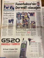 HÜRRİYET GAZETESİ DOĞUM GÜNÜ HEDİYESİ - 17 OCAK 1999 - TAM TAKIM 32 SAYFADIR -Abdullah Öcalan-Haluk Kırcı-Sedat Bucak-Uğur Dündar-Prenses Olga-Murat Bardakçı-Akşener-Oktay Ekşi-Toshack-Cem Yılmaz-Boliç-Fatih Terim-Filip-Emre-Burak-Bayram Aydın-Yalım Erez-Sedat Ergin-Zülfü Livaneli-Nurettin Sözen-Mehmet Moğultay-Ercan Karakaş-Algan Hacaloğlu-Altan Oymen-Cevdet Selvi-Ali Topuz-Hasan Fehmi Güneş-Mehmet Sevigen-Bülent Tanla-Ethem Cankurtaran  İtalya da def etti-Yaptığımız hayvanlıktı-Prenses Olga’nın Türkiye’ye vedası-Tita artık yok-Uzun tatilde ilk gün 26 kurban-Kombassan’dan ABD’de zincir-Cep telefonunda süper evlilik-Bacak ağrıları için yeni ilaç-Celile ‘açlık grevinde’-Kırık notlu öğrenciler okulu talan etti-Fenerbahçe’nin Derwall’i olacağım-Toshack’tan birlik çağrısı-Fener’i Boliç güldürdü-Terim içini döktü-Filip: Hedefim Real Madrid-Antalya Hakan için devrede-1 Şubat’ta lider-CHP’de sıra yarışı-Tantan niye piyano çalmıyor?-Parasız yaşamak pahalı-Kaynanatör-Akıl adası