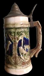 Orman Temalı Kabartma Yosun Renkli Aykırı Tankart