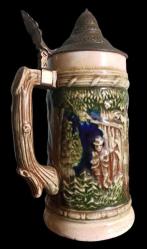 Orman Temalı Kabartma Yosun Renkli Aykırı Tankart