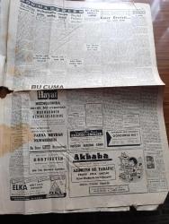 Cumhuriyet Gazetesi - 24 Haziran 1959 - Güneş Işınları Kanser Yapıyor fotoğraf - OECE Heyeti İle Ankara'da Dün 7 Saat Süren 2 Toplantı Yapıldı - NATO Genel Sekreteri Spaak Dün Adnan Menderes'le Görüştü - Heykeltıraşlarımızdan Nijad Sirel Dün Hazin Bir Törenle Toprağa Verildi fotoğraf - İsmet İnönü Demokrat Parti Ocak Başkanını Dava Ediyor - Irak Ordusu Kuvvetleniyor - Alaşehir Hava Alanı Dün Törenle Açıldı - Brezilya'dan 500 Bin Kilo Kahve Geliyor - Mükerrem Sarol Sanayi Bankası İdare Meclisi Başkanlığına Seçildi - Küba'daki İhtilalin İç Yüzü Viva Castro Yazı Dizisi - Kurtlar Ulurken Yazan Alix Andre Yazı Dizisi  - Uluç Ali Yazan Halikarnas Balıkçısı Yazı Dizisi - Yeni Keşif Ve İcadlar - Moda 1960 Kadını - Kabotaj Bayramı Hazırlıkları - B Milli Takım Namzetleri 1 0 Yenildiler - Fenerbahçe Antrenörü Molnar Serbest Bırakıldı - Basın Kupası - İstanbul Yelken Ajanı Orhan Saka Tekzibi Tekzib Etti - Afşaroğlu Halı Yıkama Fabrikası  - Akbaba dergisi