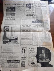 Cumhuriyet Gazetesi - 24 Haziran 1959 - Güneş Işınları Kanser Yapıyor fotoğraf - OECE Heyeti İle Ankara'da Dün 7 Saat Süren 2 Toplantı Yapıldı - NATO Genel Sekreteri Spaak Dün Adnan Menderes'le Görüştü - Heykeltıraşlarımızdan Nijad Sirel Dün Hazin Bir Törenle Toprağa Verildi fotoğraf - İsmet İnönü Demokrat Parti Ocak Başkanını Dava Ediyor - Irak Ordusu Kuvvetleniyor - Alaşehir Hava Alanı Dün Törenle Açıldı - Brezilya'dan 500 Bin Kilo Kahve Geliyor - Mükerrem Sarol Sanayi Bankası İdare Meclisi Başkanlığına Seçildi - Küba'daki İhtilalin İç Yüzü Viva Castro Yazı Dizisi - Kurtlar Ulurken Yazan Alix Andre Yazı Dizisi  - Uluç Ali Yazan Halikarnas Balıkçısı Yazı Dizisi - Yeni Keşif Ve İcadlar - Moda 1960 Kadını - Kabotaj Bayramı Hazırlıkları - B Milli Takım Namzetleri 1 0 Yenildiler - Fenerbahçe Antrenörü Molnar Serbest Bırakıldı - Basın Kupası - İstanbul Yelken Ajanı Orhan Saka Tekzibi Tekzib Etti - Afşaroğlu Halı Yıkama Fabrikası  - Akbaba dergisi