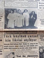 Cumhuriyet Gazetesi - 31 Mart 1956 - Adnan Menderes Dün Zonguldak'ta konuştu - Kıbrıs'a dair görüşme - eski Başbakan Şemsettin Günaltay dünkü toplantıda konuşurken fotoğraf - Şair Mithat Cemal Kuntay vefat etti - Celal Bayar'ın tetkik gezisi - Cumhuriyet anketi Türk köylüsü çarşaf için fikrini söylüyor röportajı yapan Şahab Balcıoğlu - lokantalarımız Güzel Sanatlar okulu imiş - Amerika'da bulunan Türk milletvekilleri Nazlı Tlabar ile Ahmet Tokuş dış politikamızı amerikalılara anlattılar - Çakırcalıyı biz öldürdük anlatan Albay Rüştü Kobaş yazan Yaşar Kemal Yazı Dizisi - Perçemli adam yazanlar Nihal Karamağaralı ve Va Nü yazı dizisi - mücerret fıkralar yazan Burhan Felek - Ankara Istanbul radyosu programı - Monako Prensi ile Grace Kelly nikahlarının kıyıldığı gece 600 kişiyi operaya davet etmiştir fotoğraf - Zeki Müren bebek gazinosunda - Türkiye'de rekortmenlerinden Cahit Önelin Amerika'daki ilk başarısı - Fenerbahçe Vefa karşılaşıyorlar - Fenerbahçe kayak takımı mı kuruyor