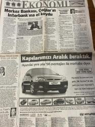 HÜRRİYET GAZETESİ DOĞUM GÜNÜ HEDİYESİ - 9 OCAK 1999 -TAM TAKIM 42 SAYFADIR -Hülya Avşar-Erez-Bülent Ecevit-Hikmet Ulugbay-Oktay Ekşi-Arda Atalay-Turgay Şeren-Abdülkadir Özgenç-Ali Şen-Rüştü Reçber-Balic-Löw-Sadi Kemal Yaşar-Süleyman Seba-Fatih Terim-Hakan Şükür-Burak-İlhan Söyler-Beyhan Güven-Sadık Albayrak-Sadık Korkmaz-Enis Berberoğlu-Hayyam Garipoğlu-Eren Kıpcı-Ebru Baki-Leman Küçükdevlet  İkitelli’de nükleer kaza-Yılmaz’ı şok eden intihar-Türkiye’nin ilk kadın komandosu-Topal’ın eşine 7.5 yıl istemi-Erez DTP’ye genel başkan oluyor-Ecevit Ulugbay krizini anlattı-Genelkurmay’ın hassas mesajları-Başkent’i sarsan metnin hikayesi-İnterbank’a el konuldu-Lidervekilleri-Günün yazısı-N’olur bana kıymayın-Hakan’ı vermezler-Kongre yasal değil-2000’de gidiyorum-Cimbom şahane-Bunlar da geçer-Beşiktaş tam gaz-Bir kez kararlı-Nükleer dehşet-Uzmanlar ciddi boyutlarda radyoaktif bir kaza-Radyasyon nedir-Kobalt gama ışınları saçıyor-Atom enerjisi tüketimcilerin görüşü-Yiğit stresi atlatamamış-Asıl m