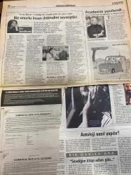 MİLLİYET GAZETESİ DOĞUM GÜNÜ HEDİYESİ - 17 ARALIK 2000 -TAM TAKIM 22 SAYFADIR  -Çetin Altan-Kumru Sönmez-Gani Müjde-Ülkü Tamer-Ece Temelkuran-Yasemin Çongar-Mine G. Kırıkkanat-Ali Rıza Kardüz-Sina Koloğlu-Zeynep Oral-İlber Ortaylı-Fazıl Say-Richard Gere-Winona Ryder-Samuel L. Jackson-Keanu Reeves-James Spader-Marisa Tomei-Björk-Catherine Deneuve-Joshua Jackson-Paul Walker-Kenan Işık-Mehmet Ali Erbil-Cem Davran-Ayşegül Sönmez-Mine Tülek Kahvelerde şimdi iki tavla bir okey arası defile seyretmek moda-Kahve bahane manken şahane-Çetin Altan’ın İstanbul’u-Gençlik niye kaçıyor-Rüzgarı bildiği gibi-Yemekli sinemalar-Yüzyılın el izleri-Sarhoş olma hakkım olmadı-Mehmet Ali daha gerçek-Hamilelik danışmanı-Kapının arkasında ne var-Beni boğuyor Sesler Ziller Bizler-Hep Aşık Vardı-O Hep Güçlü-Korkusuz İtirazı Olan-The Watcher-Sen Hiç Ateş Böceği Gördün mü-Balalayka-Kırmızı Gezegen-Karanlıkta Dans-Saklı Seçilmişler-El Dorado-Bu Kış Öyküsü-Tavuklar Firarda