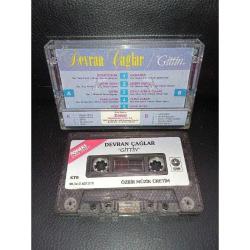 Kaset Devran Çağlar gittin albümü 1990 Kağıt Baskı. Orijinal, Koleksiyonluk