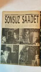 SAMANYOLU ELBİSE PATRON İLAVELİ MECMUA DERGİ - 31 TEMMUZ 1975 — SAYI: 187 YÜCEL - KENAN GÜNEY - ZAFER - BANU - HÜLYA - TIMUR SELÇUK - TANJU OKAN - RÜÇHAN ÇAMAY - GÖKBEN - MELİKA DEMİRAĞ - YILMAZ GÜNEY - EDİZ ONAY - ERTAN ANAPA - PIRAYE UZUN - ALİ KURNA - HÜLYA KOÇYİĞİT - AYHAN IŞIK - ARZU OKAY - GERMANA - IVO - DIANA SİNEMA - MÜZİK - MAVİ GÖZLÜ DEV - BATI MÜZİĞİ KONSERİ - YENİ PLAK - SAHNE HAZIRLIĞI - TRT DENETİMİ - PİRELİ ŞARKI - PARİS YOLCULUĞU - AVUSTRALYA SEYAHATİ - BURSA ÇALIŞMASI - KIYIKENT YALANLAMASI - BOŞANMA HABERİ - AVRUPA SEYAHATİ - ANADOLU TURNESİ - ESKİ MAZİ - FİLM GÖSTERİMİ - KOMEDİ FİLMİ - MOTEL SETİ - YARINLAR - DOKTORLUK İDEALİ - ŞİRKET MÜDÜRLÜĞÜ - SONSUZ SAADET - ŞİRKET SOYGUNU - REHİNE KRİZİ - TIBBİ MÜDAHALE DİLEMMASI - 36 SAYFA