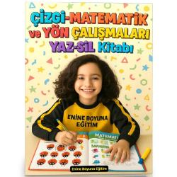 Çizgi-Matematik ve Yön Çalışmaları YAZ-SİL Kitap Seti (3 Kitap)