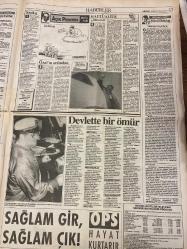 MİLLİYET GAZETESİ DOĞUM GÜNÜ HEDİYESİ - 18 NİSAN 1993 -TAM TAKIM 28 SAYFADIR - CUMHURBAŞKANI TURGUT ÖZALI KAYBETTİK -Turgut Özal-Semra Özal-Süleyman Demirel-Altan Öymen-Atilla Gökçe-Şenes Erzik-Süleyman Seba-Alp Yalman-Metin Aşık-Yavuz Donat-Yalçın Doğan-Melih Aşık-Ercan Akyol-Şükrü Elekdağ-Owen Cumhurbaşkanı Turgut Özal’ı kaybettik-Türkiye sağolsun-5 gün ulusal yas-Yoruldum-Şimdi ne olacak?-Sporun kalbi durdu-Tüm müsabakalar iptal edildi-Kupa öksüz kaldı-G.Saray’da af yok-Norveç’te iki fire-Vekalet Cindoruk’ta-En kısa süreli Cumhurbaşkanı-Türkiye’yi yasa boğdu-4 büyük ameliyat-Özal’ın ardından-Devlette bir ömür-Yunanistan gemi azıya aldı-Srebrenica ölümü yaşıyor-Fuzuli yine tehlikede-Boşnaklara Irak modeli-Zeynep Oral-Ali Sirmen-Cicciolina-Erkan Avlar-Canan Barlas-Tamer Heper-Bülend Kırmacı-Turgut Özal-Semra Özal Her ödül verildiğinde şaşırıyorum-Temiz toplum ve Türkiye-Annem çiçek gibiydi-Düşünenlerin düşüncesi-Söz okurun-Avukatınız-Yazılı olmayan yeni kurallar-Özal’ı kaybettik-Türk