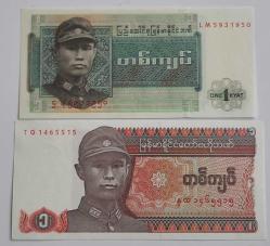 Burma ülkesi yabancı kağıt paraları
