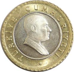 Türkiye Cumhuriyet  2005 Yılı 50 Yeni Türk Lira Kuruş    (9520)