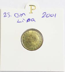 Türkiye Cumhuriyeti  2001 Yılı  25 Bin Lira  ( 9524)