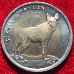 2014 HAYVANLAR SERİSİ ÇİZGİLİ SIRTLAN  KONDİSYON : ÇİL