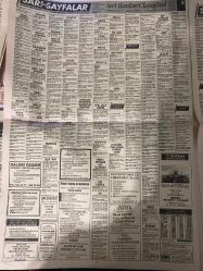 SABAH SARI SAYFALAR DOĞUM GÜNÜ GAZETESİ - 20 HAZİRAN1992 -Galeri Özgür Dayanıklı Tüketim Malları - Montekstil Tekstil San. Ltd. Şti. - Resat Giyim - Modelist - Sıçmoğlu Tekstil Tic. ve San. A.Ş. - ÖzteK - Nefa Tekstil - Turcan A.Ş. - ZSK - Suzuki - Veli Göçer Arsa Ofisi - Sistem Emlak Pazarlama Ltd. Şti. - Emin Emlak Pazarlama A.Ş. - Elmakent - Ytong - Reform - Murat İnşaat - Eray Halı - Çelik Kapı - Yağlı Tel - Pimapen - Ertex Tekstil - Stardus - Alarko - Elberk - Tasiran Pazarlama - Carrier - Amiga Commodore 64 - Eurodisney - Logo Kilim Sistem - Özarda Sürücü Kursu - Ulukar Sürücü Kursu - Duru Sürücü Kursu - Böm Bilim Öğretim Merkezi - Akvarsan - Burcu - Diesel Generator