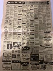 SABAH SARI SAYFALAR DOĞUM GÜNÜ GAZETESİ - 20 HAZİRAN1992 -Galeri Özgür Dayanıklı Tüketim Malları - Montekstil Tekstil San. Ltd. Şti. - Resat Giyim - Modelist - Sıçmoğlu Tekstil Tic. ve San. A.Ş. - ÖzteK - Nefa Tekstil - Turcan A.Ş. - ZSK - Suzuki - Veli Göçer Arsa Ofisi - Sistem Emlak Pazarlama Ltd. Şti. - Emin Emlak Pazarlama A.Ş. - Elmakent - Ytong - Reform - Murat İnşaat - Eray Halı - Çelik Kapı - Yağlı Tel - Pimapen - Ertex Tekstil - Stardus - Alarko - Elberk - Tasiran Pazarlama - Carrier - Amiga Commodore 64 - Eurodisney - Logo Kilim Sistem - Özarda Sürücü Kursu - Ulukar Sürücü Kursu - Duru Sürücü Kursu - Böm Bilim Öğretim Merkezi - Akvarsan - Burcu - Diesel Generator