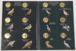 2021 YILI ANADOLU'YA ÖZGÜ KUŞLAR 12'Lİ DARPHANE HATIRA PARA SETİ ÖZEL PORTFÖYÜNDE