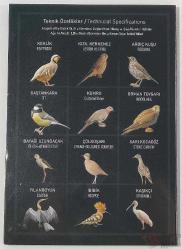 2021 YILI ANADOLU'YA ÖZGÜ KUŞLAR 12'Lİ DARPHANE HATIRA PARA SETİ ÖZEL PORTFÖYÜNDE