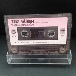 Kaset Zeki Müren hayat öpücüğü / canım anneciğim albümü. 1990 Kağıt Baskı, kartoneti yok