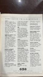 VARLIK EDİBİYAT VE SANAT DERGİSİ - SAYI: 1049 - ŞUBAT 1995- YAŞAR NABI NAYIR - EKİN NAYIR - FİLİZ NAYIR DENİZTEKİN - ENVER ERCAN - ADONİS - ORHAN PAMUK - JALE PARLA - MUSTAFA EVER - ONAT KUTLAR - KONUR ERTOP - ERDOĞAN ALKAN - TOMRIS UYAR - FÜSUN AKATLI - SALAH BİRSEL - ŞÜKRAN KURDAKUL - SENNUR SEZER - ARİF DAMAR - SALİH BOLAT - AHMET CEMAL - OSMAN OLMUŞ - TARIK DURSUN K - GÜVEN TURAN - SULHİ DÖLEK - HÜSEYİN ALEMDAR - ZEYYAT SELİMOĞLU - SİNA AKYOL - VEDAT GÜNYOL - ÖZDEMİR İNCE - ECE AYHAN - MUZAFFER BUYRUKÇU - KENNETH YASUDA - ENGİN AŞKIN - ARSLAN KAYNARDAĞ - YUSUF ÇOTUKSÖKEN - OĞUZHAN AKAY - TUĞRUL TANYOL - OSMAN HAKAN A - ZİYA GÖKALP - ZİYA PAŞA - ŞİİRİMİZ NİÇİN EVRENSEL OLAMIYOR - ORHAN PAMUK'UN BİR GENÇ ADAM OLARAK PORTRESİ YENİ HAYAT - ULUSLARARASI NÂZIM HİKMET ŞİİR ÖDÜLÜ - ONAT KUTLAR ANMASI - BİLGE DÜŞÜNÜR OZAN HİKAYESİ, YAZAN : ADONİS ŞİİRLER HİKAYESİ, YAZAN : ADONİS ADONİS İLE SÖYLEŞİ HİKAYESİ, YAZAN : ADONİS NÂZIM HİKMET’İN BİR ŞİİRİNDE DİVAN EDEBİYATINDAN İZLER HİKAY-64 SAYFA