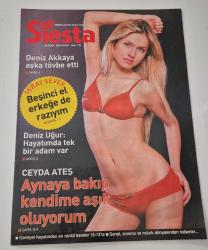 SİESTA DERGİSİ - 20 OCAK 2008  - DENİZ AKKAYA - SERAY SEVER - DENİZ UĞUR - CEYDA ATEŞ - TARKAN - SEYFİ YERLİKAYA - YETKİN DİKİNCİLER - SEZEN AKSU - BARIŞ MANÇO - FERUDUN HÜREL - ERGİN SOYARSLAN - FİKRET KIZILOK - SERHAN KELLEÖZÜ - ERCÜNEYT ÖZDEMİR - BARIŞ AKARSU - MİRİAM MENDEZ - NİL BURAK - EMEL SAYIN - GARO MAFYAN - ELİF BOYNER - AYŞE BOYNER - CEM BOYNER - ÖZLEM DÜVENCİOĞLU - İBRAHİM TATLISES - BURHAN CAÇAN - SEMA ÇELEBİ - NİL BENTÜRK - CANSU DERE - CEM YILMAZ - CENGİZ ABAZOĞLU - HANDE ATAİZİ - ÖZGÜN DOĞULU - ECE YOSMAOĞLU - TUBA ÜNSAL - İBRAHİM ŞAHİN - GÖKHAN KİMSESİZCAN - DARON HERZIKOWITZ - DALYA GARİH - GRAH LACHMAN - LİLL GARİH - MEHMET HANİF - DİLEK HANİF - BURCU ERDEMLİ - MUSTAFA KOÇ - CAROLINE KOÇ - RAHMİ KOÇ - EŞREF CERRAHOĞLU - EMEL ACAR - ERDİNÇ ACAR - HANDE ACAR - SİREN ÇARMIKLI - EMİL GÜZELİŞ - ŞÜKRAN GÜZELİŞ - RANA ERKAN - MRS HEAR - CEM HAKKO - RİFAT ELHADEF - CAN HAKKO - LEVENT PENSO - UĞUR KARABAYIR - ÖMER ATAKOĞLU - İSMET TORTOS - SERCAN - NİLGÜN – 14 SAYFA