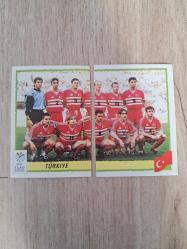 PANİNİ UEFA EURO 2000 TÜRKİYE ÇIKARTMA STİCKER İLK 11  SERGEN YALÇIN , ALİ EREN , AYHAN AKMAN , FATİH AKYEL , TAYFUN KORKUT , OKTAY DERELİOGLU