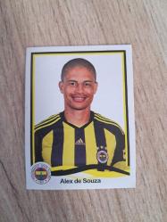 PANİNİ FENERBAHÇE ALEX DE SOUZA ÇIKARTMA STİCKERS TURKCELL SÜPER LİG 2010 2011