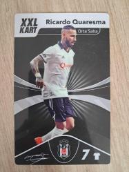 Panini Odyak Beşiktaş taraftarı kartı XXL Q7 Quaresma , pepe , adriano  vida , Caner Erkin,  Ljacic