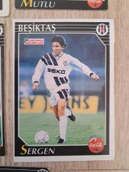 1994 1995 SEZONU BEŞİKTAŞ HÜRRİYET COCA COLA PANİNİ SPORCU FUTBOLCU KARTLARI SERGEN YALÇIN , METİN TEKİN,  RIZA ÇALIMBAY, MEHMET ÖZDILEK,  REVEP ÇETİN,  ERTUĞRUL SAĞLAM , OKTAY , MUTLU ....