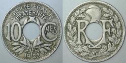 FRANSA 10 CENTİMES 1922.